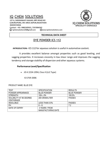 Red Coolant Admixture / Premix