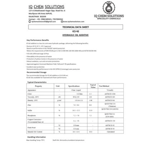 Hydraulic Additive Oil