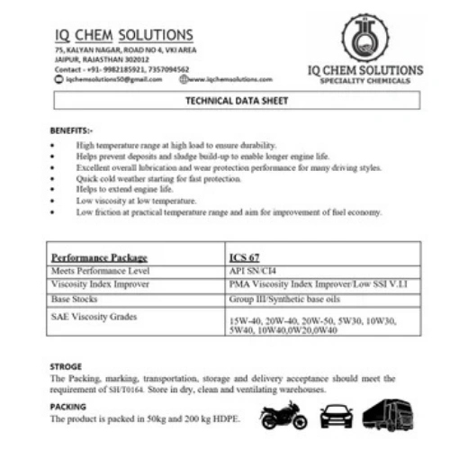 BS6 Engine Oil Additive